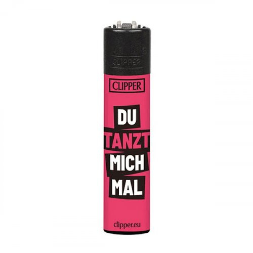 Clipper Feuerzeug Slogan 18 - 2/4 Du tanzt mich mal Clipper Feuerzeug Slogan 18 - 2/4 Du tanzt mich mal