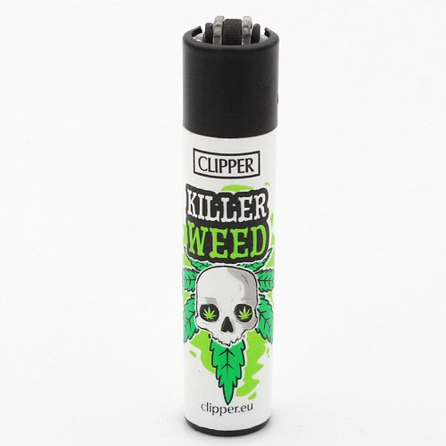 Clipper Feuerzeug Weed Slogan 2 - 1v4 KILLER WEED Clipper Feuerzeug Weed Slogan 2 - 1v4 KILLER WEED