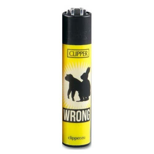Clipper Feuerzeug Wrong # 2 - 3/4 Clipper Feuerzeug Wrong # 2 - 3/4