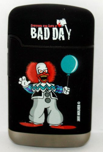 Crusty der Clown Easy Torch 8 Jet Feuerzeug Bad Day Crusty der Clown Easy Torch 8 Jet Feuerzeug Bad Day