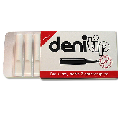 Denitip Zigarettenspitze Filterspitze Weiß Denitip Zigarettenspitze Filterspitze Weiß