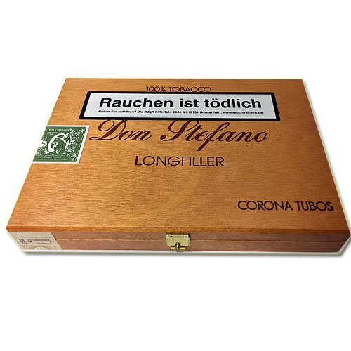 Don Stefano Longfiller Tubos 10 Stück 100 % Tabak
