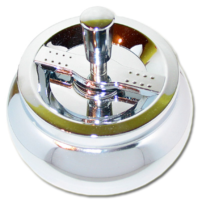 Dreh-Ascher Chrom Glänzend 13 cm Dreh-Ascher Chrom Glänzend 13 cm