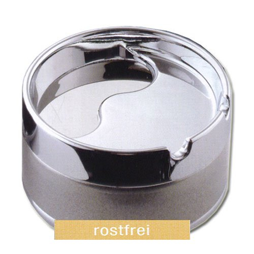 Dreh-Ascher Topsy Chrom Silber Metallic 8cm Dreh-Ascher Topsy Chrom Silber Metallic 8cm