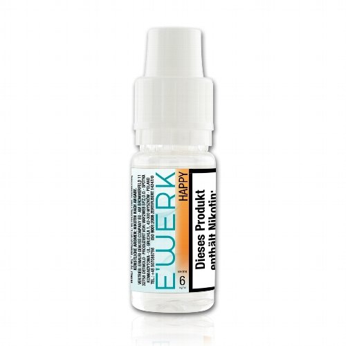 E-Liquid E WERK Happy Schwarze Kirsche 6mg Nikotin E-Liquid E WERK Happy Schwarze Kirsche 6mg Nikotin
