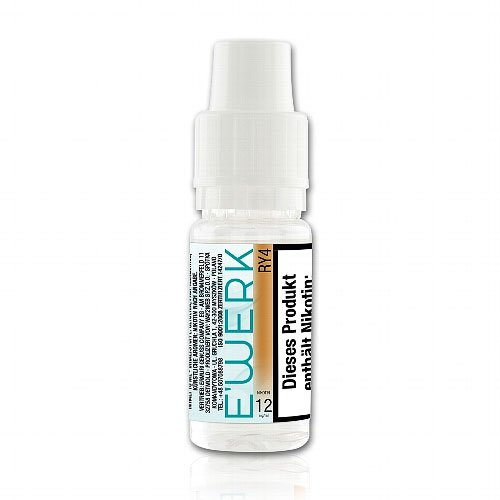 E-Liquid E WERK RY4 Tobacco 12 mg Nikotin E-Liquid E WERK RY4 Tobacco 12 mg Nikotin
