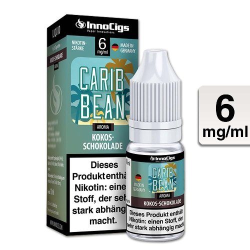 E-Liquid InnoCigs Caribbean Kokos-Schokolade 6 mg Nikotin E-Liquid InnoCigs Caribbean Kokos-Schokolade 6 mg Nikotin
