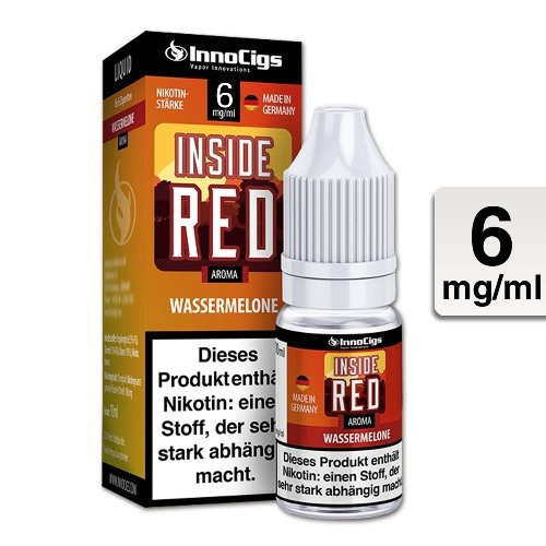 E-Liquid InnoCigs Inside Red Wassermelone 6mg Nikotin E-Liquid InnoCigs Inside Red Wassermelone 6mg Nikotin