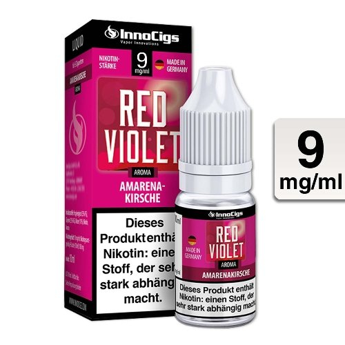 E-Liquid InnoCigs Red Violet Amarenakirschen 9 mg Nikotin E-Liquid InnoCigs Red Violet Amarenakirschen 9 mg Nikotin