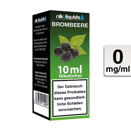 E-Liquid NIKOLIQUIDS Brombeere 0mg ohne Nikotin E-Liquid NIKOLIQUIDS Brombeere 0mg ohne Nikotin