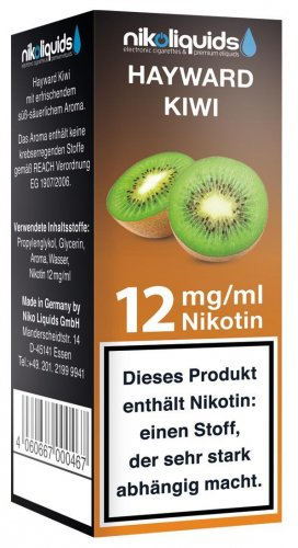 E-Liquid NIKOLIQUIDS Kiwi 12 mg Nikotin E-Liquid NIKOLIQUIDS Kiwi 12 mg Nikotin