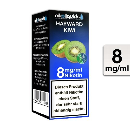 E-Liquid NIKOLIQUIDS Kiwi 8 mg Nikotin E-Liquid NIKOLIQUIDS Kiwi 8 mg Nikotin