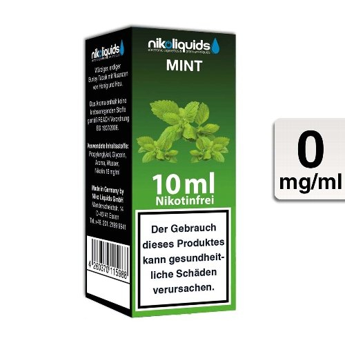 E-Liquid NIKOLIQUIDS Mint 0mg ohne Nikotin E-Liquid NIKOLIQUIDS Mint 0mg ohne Nikotin