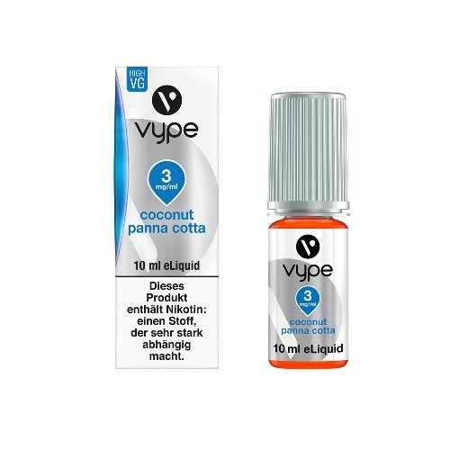 E-Liquid Vype Bottle Coconut Pana Cotta 3mg DESSERT COLLECTION E-Liquid Vype Bottle Coconut Pana Cotta 3mg DESSERT COLLECTION