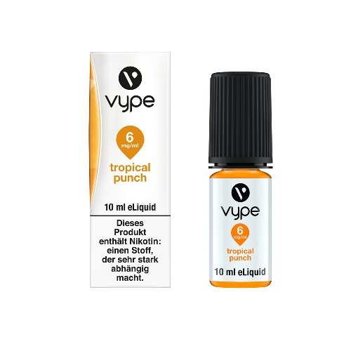 E-Liquid Vype Bottle Tropical Punch 6mg SMOOTHIE COLLECTION E-Liquid Vype Bottle Tropical Punch 6mg SMOOTHIE COLLECTION