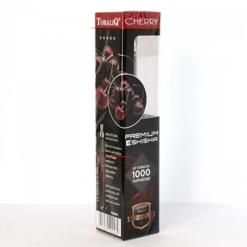 E-Shisha TOBALIQ Cherry 1000 Züge Premium E-Shisha TOBALIQ Cherry 1000 Züge Premium