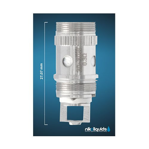 E-Verdampferkopf EC 0,3 Ohm für Eleaf Melo 2 und iJust2 E-Verdampferkopf EC 0,3 Ohm für Eleaf Melo 2 und iJust2