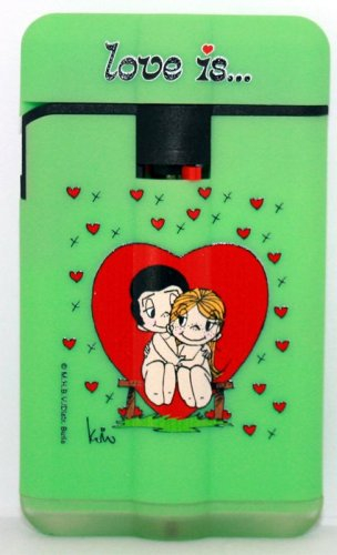 Easy Torch 8 Jet Feuerzeug Liebe ist ... grün Easy Torch 8 Jet Feuerzeug Liebe ist ... grün