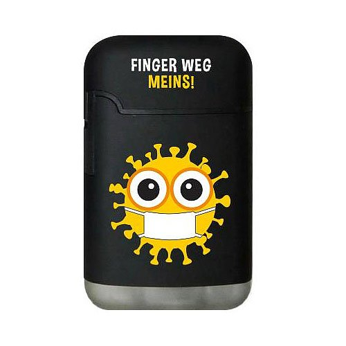 Easy Torch Finger Weg Meins! gelb Feuerzeug Easy Torch Finger Weg Meins! gelb Feuerzeug