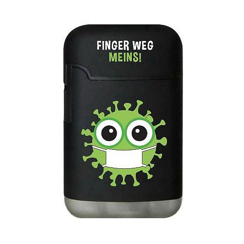 Easy Torch Finger Weg Meins! grün Feuerzeug Easy Torch Finger Weg Meins! grün Feuerzeug