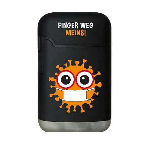Easy Torch Finger Weg Meins! orange Feuerzeug Easy Torch Finger Weg Meins! orange Feuerzeug