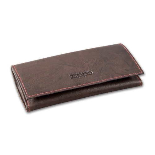 Feinschnitt-Tasche Zippo Leder Mocca 15,5 x 8 x 1,5 cm Feinschnitt-Tasche Zippo Leder Mocca 15,5 x 8 x 1,5 cm