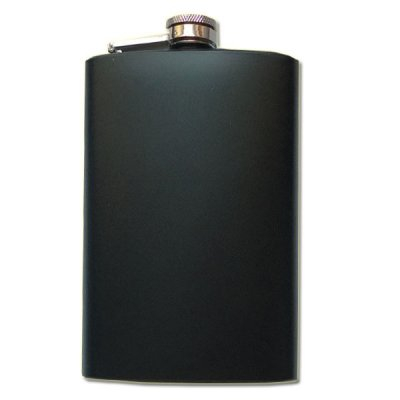 Flachmann Schwarz 8oz Flachmann Schwarz 8oz