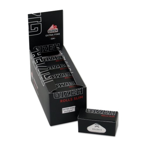 Gizeh Black Extra Fine Rolls Slim Endlospapier Gizeh Black Extra Fine Rolls Slim Endlospapier