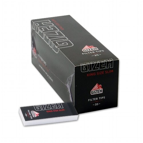 Gizeh Black Filter Tips Slim 35 Blättchen Gizeh Black Filter Tips Slim 35 Blättchen