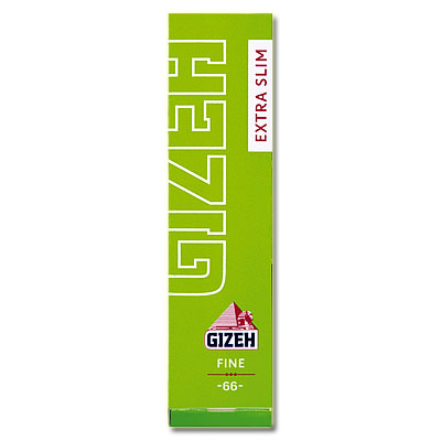 Gizeh Zigarettenpapier Extra Slim Fine Grün 1x66 Blättchen Gizeh Zigarettenpapier Extra Slim Fine Grün 1x66 Blättchen