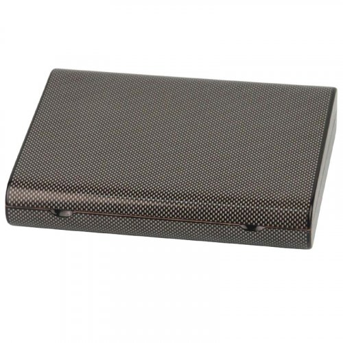Humidor Carbon Finish mit Humidifier für ca.10 Zigarren Humidor Carbon Finish mit Humidifier für ca.10 Zigarren