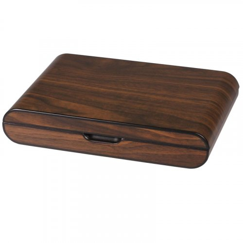 Humidor Walnussdekor matt für ca 10 Zigarren Humidor Walnussdekor matt für ca 10 Zigarren