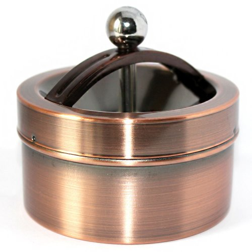 Ascher Metall Kugeloberteil Rose Dunkel Ascher Metall Kugeloberteil Rose Dunkel