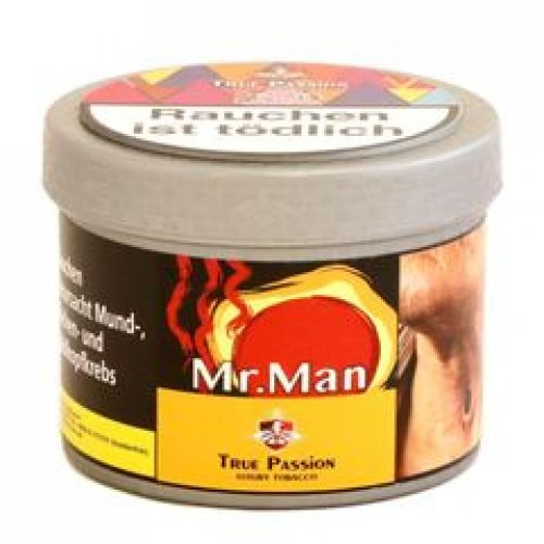 True Passion Mr Man Mango Vanille 200g Dose Wasserpfeifentabak True Passion Mr Man Mango Vanille 200g Dose Wasserpfeifentabak