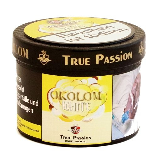 True Passion Okolom White 200g Dose Wasserpfeifentabak True Passion Okolom White 200g Dose Wasserpfeifentabak