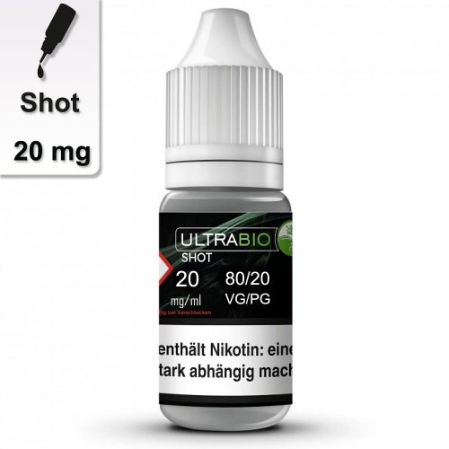 ULTRABIO Nikotin Shot 20mg 80/20 ULTRABIO Nikotin Shot 20mg 80/20
