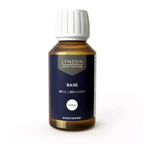 LYNDEN Base 80 VG / 20 Wasser 100 ml LYNDEN Base 80 VG / 20 Wasser 100 ml