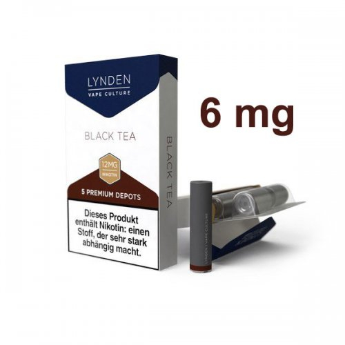 LYNDEN Depots Black Tea 6 mg Nikotin LYNDEN Depots Black Tea 6 mg Nikotin