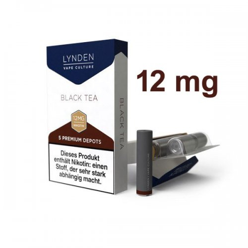 LYNDEN Depots Black Tea 12 mg Nikotin LYNDEN Depots Black Tea 12 mg Nikotin