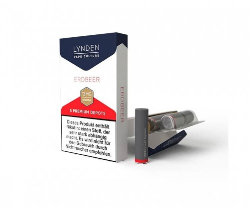 LYNDEN Depots Erdbeere 12 mg Nikotin LYNDEN Depots Erdbeere 12 mg Nikotin