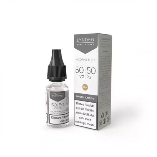 Lynden Nikotin Shot 20mg 50/50 Lynden Nikotin Shot 20mg 50/50