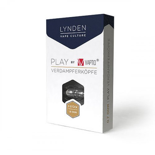 Lynden Play 1,6 Ohm Coil Verdampferköpfe Lynden Play 1,6 Ohm Coil Verdampferköpfe