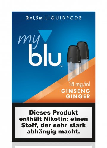 myblu Pods Ginseng Ginger 18 mg 2er Pack myblu Pods Ginseng Ginger 18 mg 2er Pack