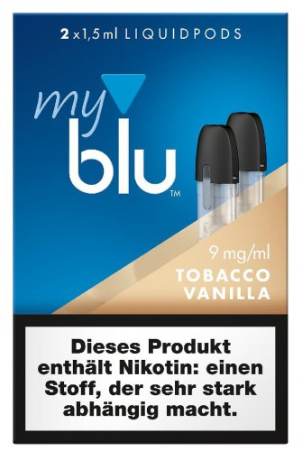 myblu Pods Tobacco Vanilla 9 mg 2er Pack myblu Pods Tobacco Vanilla 9 mg 2er Pack