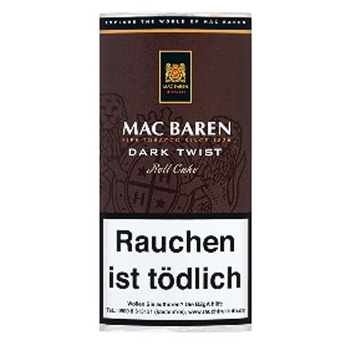 Mac Baren Pfeifentabak Dark Twist 50g Päckchen Mac Baren Pfeifentabak Dark Twist 50g Päckchen