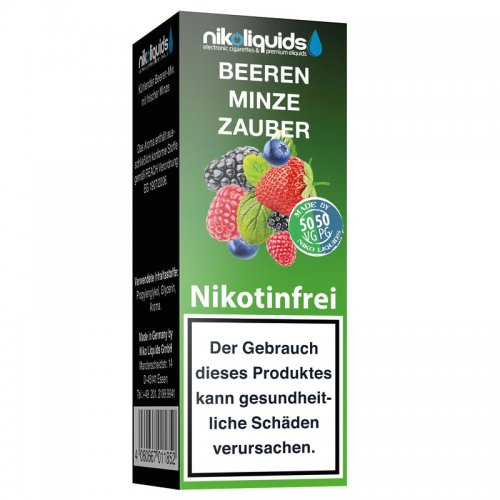 Nikoliquids Beeren Minze Zauber ohne Nikotin Nikoliquids Beeren Minze Zauber ohne Nikotin