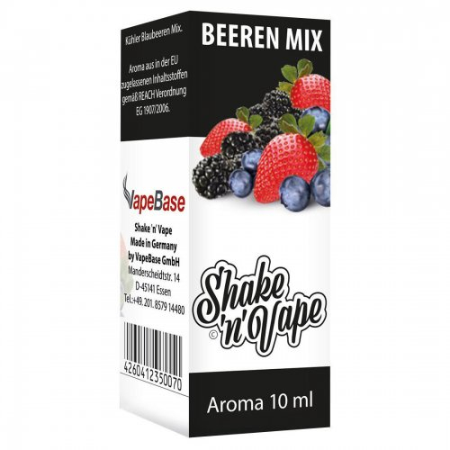 Nikoliquids Shake n Vape Aroma Beeren Mix 10ml Nikoliquids Shake n Vape Aroma Beeren Mix 10ml