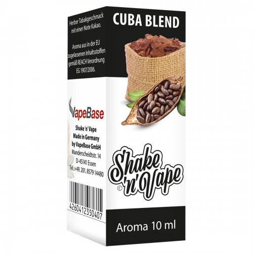 Nikoliquids Shake n Vape Aroma Cuba Blend 10ml Nikoliquids Shake n Vape Aroma Cuba Blend 10ml