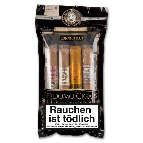 Perdomo Zigarren Connecticut Toro Humibag 4er Perdomo Zigarren Connecticut Toro Humibag 4er