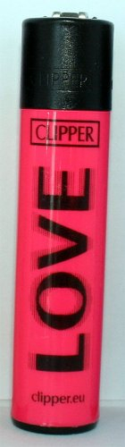 Clipper Feuerzeug Slogan 17 - 3/4 - Love Clipper Feuerzeug Slogan 17 - 3/4 - Love